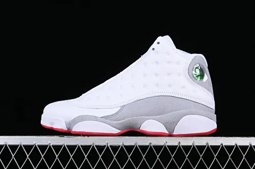 All categories Air Jordan Jordan series basketball shoes Air Jordan 13 pure original Air Jordan 13 Retro "Wolf Grey" AJ13 Joe 13 wolf gray first layer real carbon real cat eye 414571-160